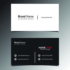 Creative, Clean and Visit Business Card Template
