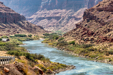 Fototapeta na wymiar Colorado River in Southwest USA
