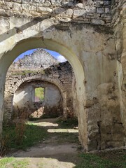 Fototapeta na wymiar ruins of an castle