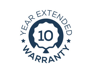 10 Years Warranty images, 10 Year Extended Warranty logos