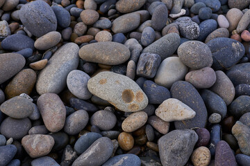 Fototapeta na wymiar river stones