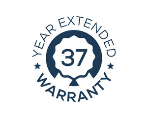 37 Years Warranty images, 37 Year Extended Warranty logos