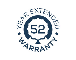 52 Years Warranty images, 52 Year Extended Warranty logos