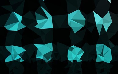 Light BLUE vector polygon abstract layout.