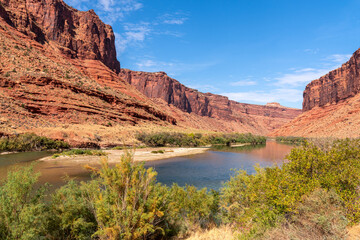 Fototapeta na wymiar Colorado River in Southwest USA