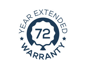 72 Years Warranty images, 72 Year Extended Warranty logos
