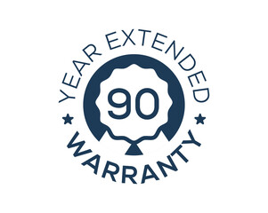 90 Years Warranty images, 90 Year Extended Warranty logos