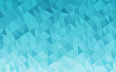 Obraz premium Light BLUE vector shining triangular pattern.
