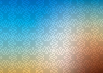 Light Blue, Yellow vector layout with lines, rectangles.