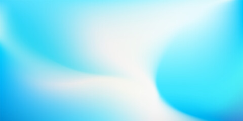 Abstract teal blue background. Blurred gradient turquoise backdrop. Vector illustration for your graphic design, banner, water or aqua poster, website