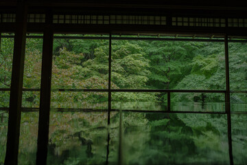 京都　日本　お寺　広告　写真　素材　日本庭園　数寄屋造　紅葉　春　夏　秋　四季　自然　歴史　観光　旅行　
