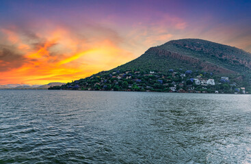 Dam side View of kosmos Hartbeespoort south africa © Arnold