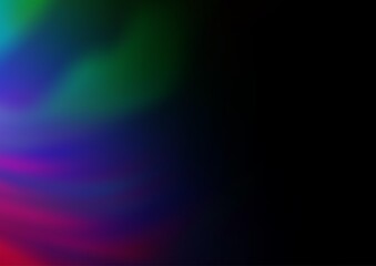 Dark Multicolor, Rainbow vector abstract template.