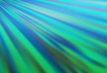 Light Blue, Green vector backdrop with long lines.