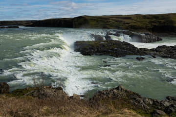 Islande, cascade Urridafoss