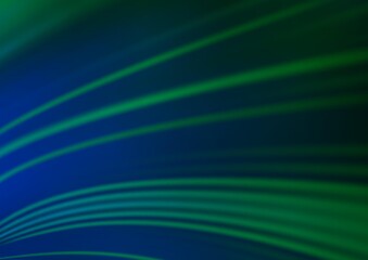 Obraz premium Dark Blue, Green vector glossy bokeh pattern.
