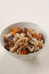 キノコの炊き込みご飯