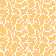 Leopard or jaguar print seamless pattern, textured fashion print, abstract safari background for fabric, textile. Effect of big tropical wild cat fur, spots stylized as hearts with pink camouflage