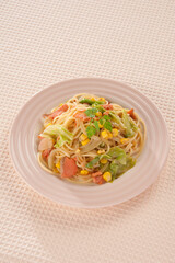 鮭パスタ
