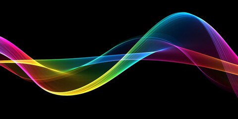 Awesome colorful wave abstract background
