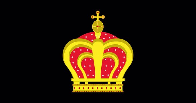 Crown vector king queen isolated icon royal design. Symbol illustration luxury princess jewelry