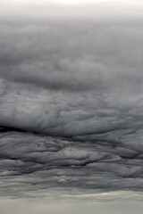 dark and ominous storm cloud ceiling