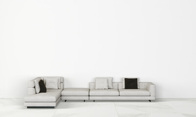 modern interior with sofa
