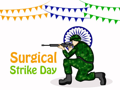 Surgical Strike Day India Royalty Free SVG, Cliparts, Vectors, and Stock  Illustration. Image 169680827.