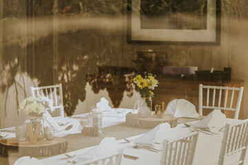 table set banquet - events - wedding
