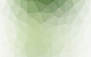 Obraz premium Light Green vector abstract mosaic pattern.