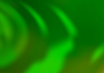 Light Green vector abstract blurred template.