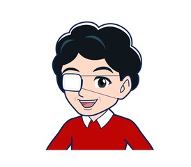 Elderly woman wearing a fashionable perm