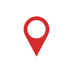 Map pin location icon logo
