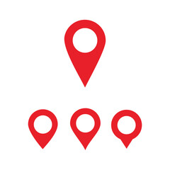 Pin Maps Location icon set