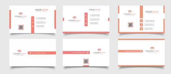 creative modern name card and business card	