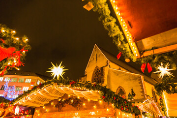スイス　バーゼルののクリスマスマーケット
