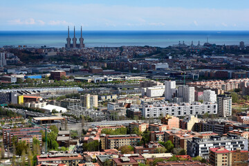 panorama country fron Barcelona