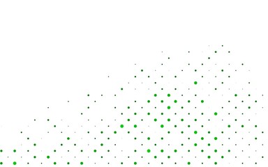 Light Blue, Green vector backdrop with dots.