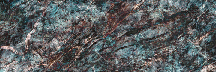 Panorama of blue marble background with natural stripe for elegant design, Terracotta beige marbel, Closeup Italian onyx slab or grunge stone, Polished granite for digital wall and floor tiles.