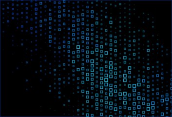 Dark BLUE vector texture in rectangular style.
