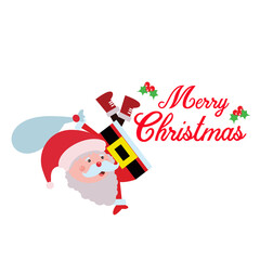 Merry Christmas and Happy New Year Celebration Vector Template Design Illustration