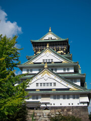 Naklejka premium 大阪城天守閣