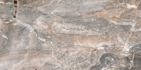 Detail of a translucent slice of natural stone agate, Natural concentric patterns and textures of minerals for background, A banded Agate specimen with a geode of Quartz crystals, Grey abstract.