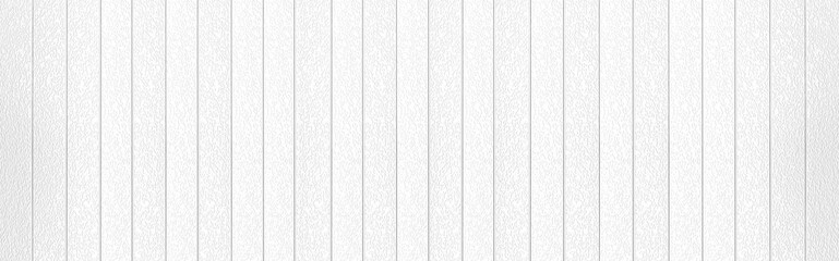 Fototapeta premium Panorama of White plastic wall with rough pattern seamless background and texture