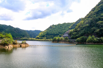 Fototapeta na wymiar 朝霧湖