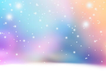 Obraz premium abstract christmas background with snowflakes