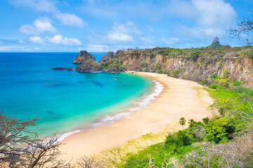 Sancho Beach -  elected four times the most beautiful beach in the World - Fernando de Noronha Island - Brazil