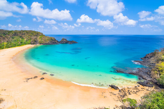 Sancho Beach -  elected four times the most beautiful beach in the World - Fernando de Noronha Island - Brazil