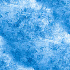 Retro Grunge Texture. Indigo Rough Illustration. 