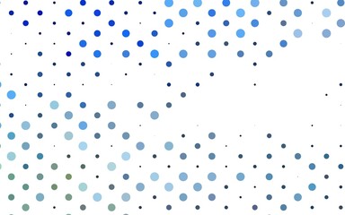 Light BLUE vector pattern with spheres.